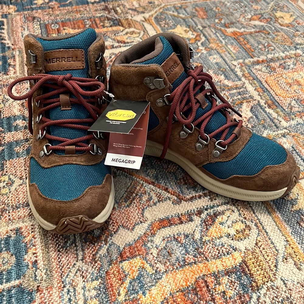 New Merrell Ontario 85 Mesh Mid Waterproof Hiking Boots - Women's Dragonfly